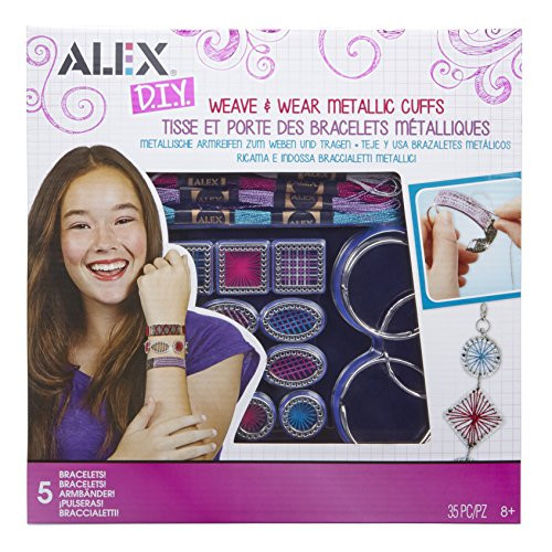 Alex DIY Weave and Wear Metallic Cuffs