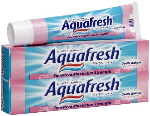 Aquafresh Maximum Strength Fluoride Toothpaste_ Smooth Mint _ 5_6 ounce _ 2 pk