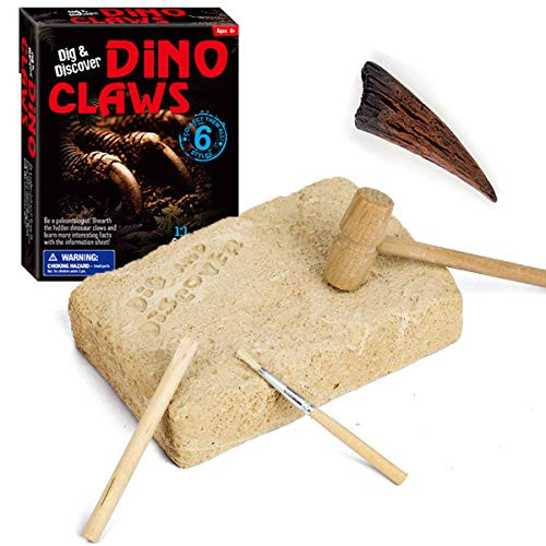 DIGLAB Dinosaur Claw Dig Kit_ Dino Fossil Excavation Kit for Kids_ Science Education Toys STEM 3D Dinosaur Skeleton DIY Toys for Boys Girls DIGLAB Dinosaur Claw Dig Kit_ Dino Fossil Excavation Kit for Kids_ Science Education Toys STEM 3D Dinosaur Skeleton DIY Toys for Boys Girls