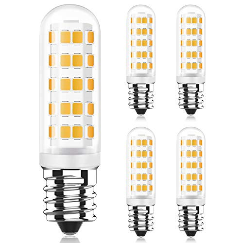KLG E12 LED Candelabra Bulb 6W Equivalent to 60W T3T4 E12 Candelabra Base Bulbs_ Warm White 3000K for Ceiling Fan_ Chandelier AC120V_ Not Dimmable 5
