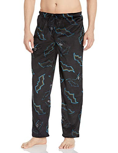 DC Comics Mens Lounge Pant_ Batman Rim Light_ L