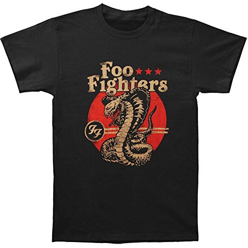 FEA Mens Foo Fighters Cobra Mens Soft T_Shirt_ Black_ Medium