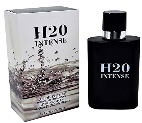 H20 Intense Cologne _ Perfume 3_4 FL_ ounce_ EDT For Men By Preferred Fragrance Spray Bottle