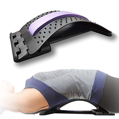 Back Stretcher Aurola posture Corrector Back Stretching Spine Deck for Back Pain Relief Recovery _Spinal Stenosis Herniated Disc_Scoliosis_Sciatica