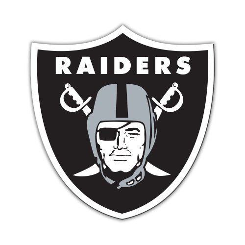 NFL Oakland Raiders 12_Inch Vinyl Logo Magnet