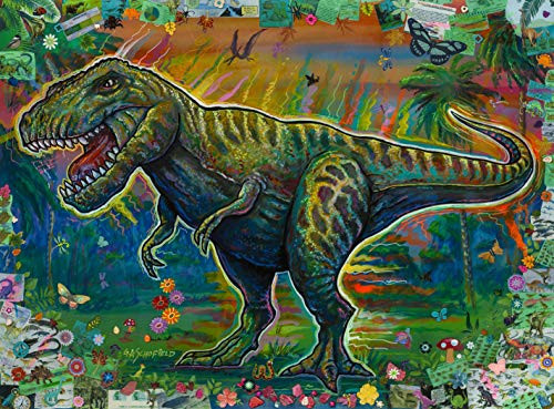 Easy Planet _ Glen Schofield _ T_Rex_ King of The Dinosaurs _ 500 Piece Jigsaw Puzzle