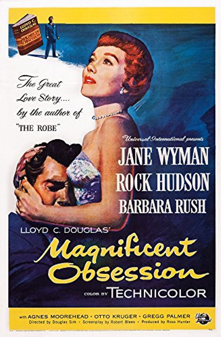 Posterazzi Magnificent Obsession Us Art From Left Rock Hudson Jane Wyman 1954 Movie Masterprint Poster Print_  11 x 17