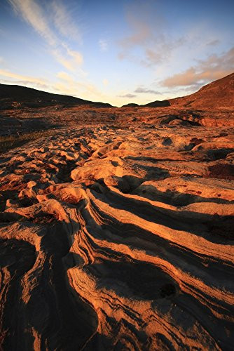 Posterazzi Rock formations on Glomfjordfjellet Mountain in Nordland County Norway Poster Print_  11 x 17