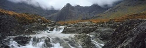 Posterazzi Water falling from rocks Sgurr a Mhaim Glen Brittle Isle of Skye Scotland Poster Print_ 18 x 6 Posterazzi Water falling from rocks Sgurr a Mhaim Glen Brittle Isle of Skye Scotland Poster Print_ 18 x 6