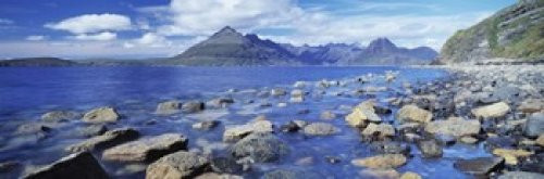 Posterazzi Rocks Beach Elgol Cuillin Hills Isle Of Skye Scotland Poster Print_  18 x 6