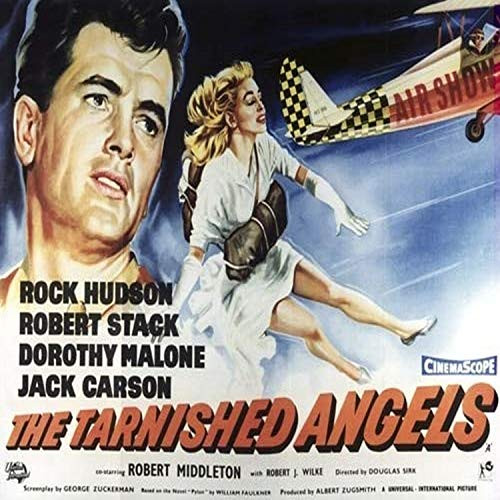 Posterazzi The Tarnished Angels From Left Rock Hudson Dorothy Malone 1958 Movie Masterprint Poster Print_  14 x 11
