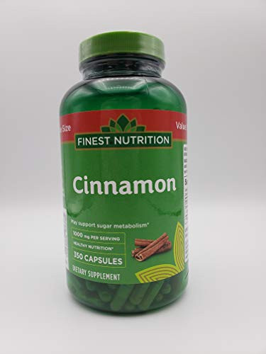 Finest Nutrition Cinnamon 1000mg_ Capsules 350 Ea