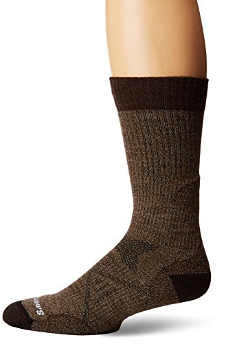 Smartwool PhD Pro Light Crew Chestnut MD  Mens Shoe 6_8_5