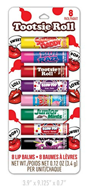 Taste Beauty 8PC Tootsie Roll Flavored Lip Balms Taste Beauty 8PC Tootsie Roll Flavored Lip Balms