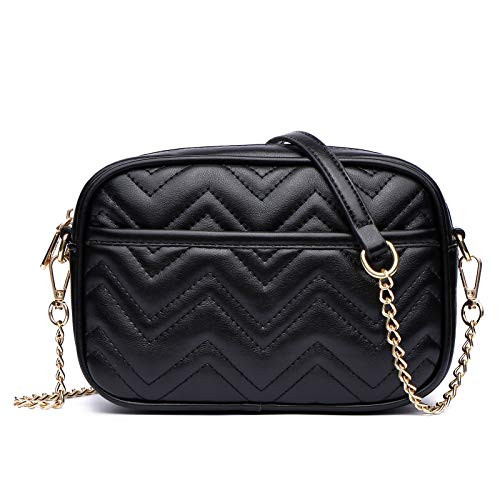 Crossbody Bags for Women Quilted Small Shoulder Womens Purses Lightweight PU Leather Handbags