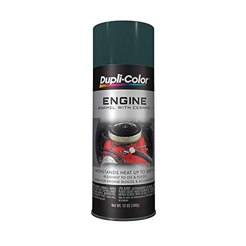 Dupli-Color DE1644 Ceramic Racing hunter Green Engine Paint - 12 oz.