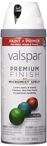 Valspar 410-85002 SP 85002 Spray Paint, 12 oz, White