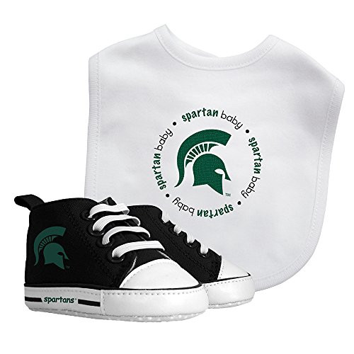 Baby Fanatic Bib with Pre_Walker_ Michigan State University  Discontinued by Manufacturer Baby Fanatic Bib with Pre_Walker_ Michigan State University  Discontinued by Manufacturer