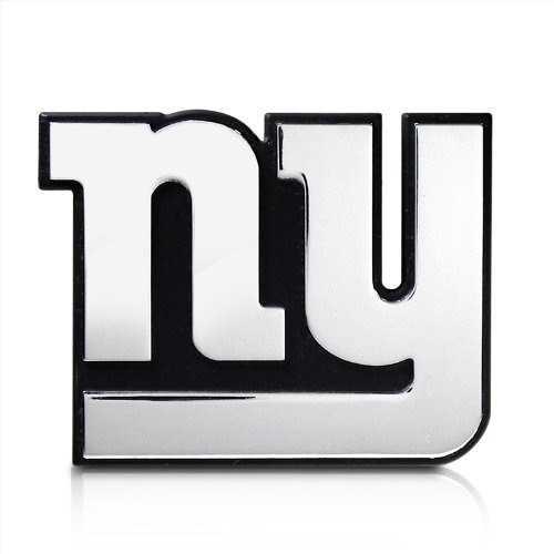 NFL New York Giants 3D Chrome Metal Car Emblem