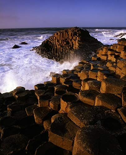 Posterazzi The Giants Causeway County Antrim Volcanic Rock Formations On Irelands Coast Poster Print_  13 x 17