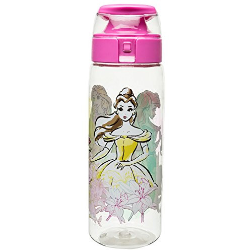 Zak Designs PRYF-K950-AMZ Disney Princess Water Bottles, Tritan