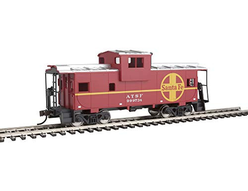 Walthers Trainline HO Scale Model Atchison_ Topeka  and  Santa Fe Vision Caboose_ Model931_1503