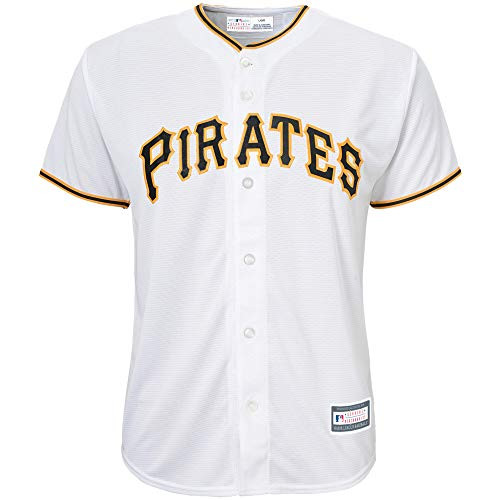 Outerstuff MLB 8_20 Youth Blank Cool Base Home Color Team Jersey  Small 8_ Pittsburgh Pirates Home White