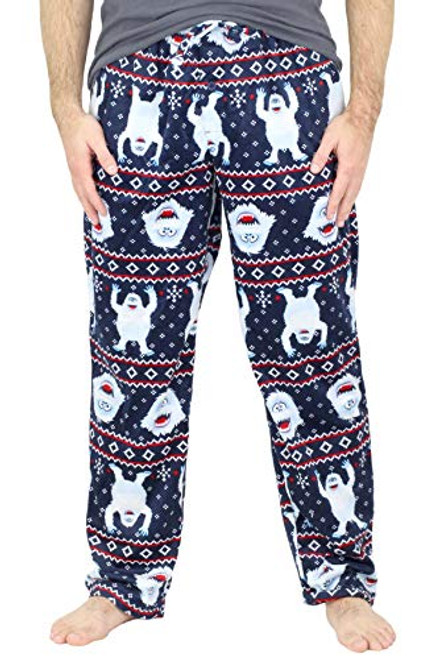 Rudolph the Red Nosed Reindeer Mens Bumble Lounge Pants_ Navy Fairisle_ Large Rudolph the Red Nosed Reindeer Mens Bumble Lounge Pants_ Navy Fairisle_ Large
