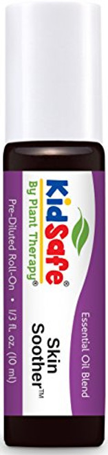 Plant Therapy KidSafe Skin Soother Synergy Pre-Diluted Essential Oil Roll-On. Ready to use! 100% Pure, Therapeutic Grade Essential Oils Diluted in Fractionated Coconut Oil. 10 ml (1/3 oz). Plant Therapy KidSafe Skin Soother Synergy Pre-Diluted Essential Oil Roll-On. Ready to use! 100% Pure, Therapeutic Grade Essential Oils Diluted in Fractionated Coconut Oil. 10 ml (1/3 oz).