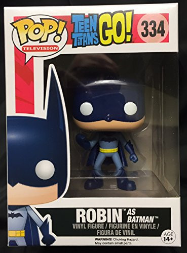 Funko DC Teen Titans Go Funko POP Television Robin as Batman Exclusive Vinyl Figure 334