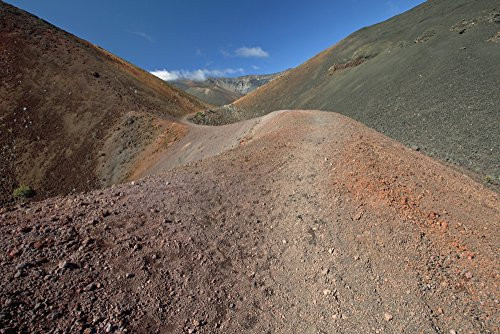 Posterazzi Hawaii Maui Haleakala The long trail through colorful lava rock and blue sky Poster Print_ 19 x 12 Posterazzi Hawaii Maui Haleakala The long trail through colorful lava rock and blue sky Poster Print_ 19 x 12