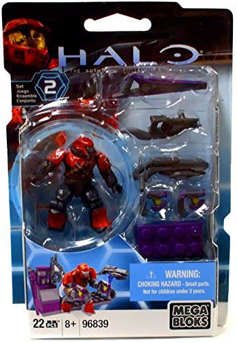 Halo Wars Mega Bloks Exclusive Mini Figure Set 2 Covenant Weapons Pack with Brute Stalker