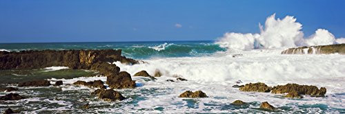 Posterazzi PPI145621S Waves breaking at rocks Hawaii USA Poster Print_ 27 x 9 Posterazzi PPI145621S Waves breaking at rocks Hawaii USA Poster Print_ 27 x 9