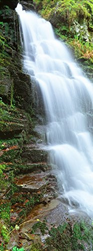 Posterazzi PPI150817S Water falling from rocks Aberfeldy Perthshire Scotland Poster Print_ 27 x 9