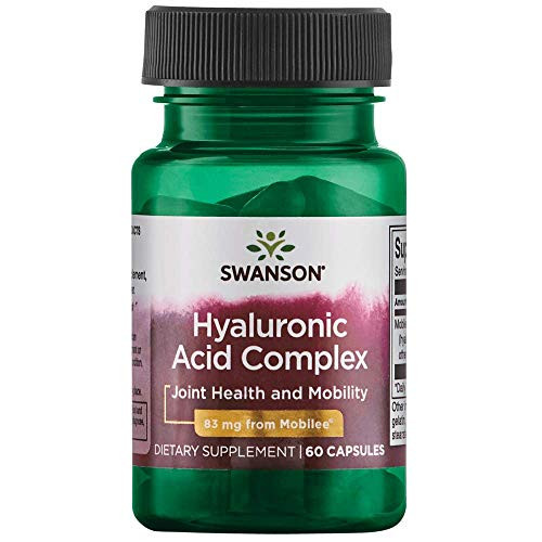 Swanson High Potency Hyal_Joint Hyaluronic Acid Complex 83 Milligrams 60 Capsules