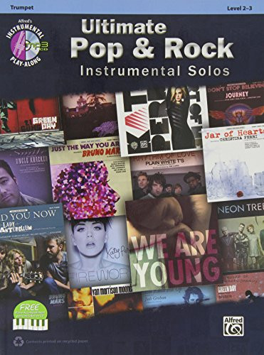 Alfred Ultimate Pop  and  Rock Instrumental Solos Trumpet  BookCD
