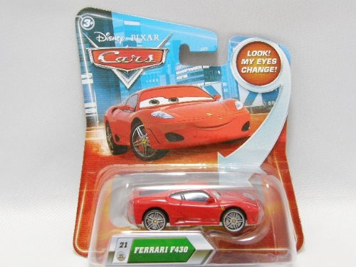 Disney  Pixar CARS Movie 155 Die Cast Car LOOSE Ferrari F430 Lenticular Eyes