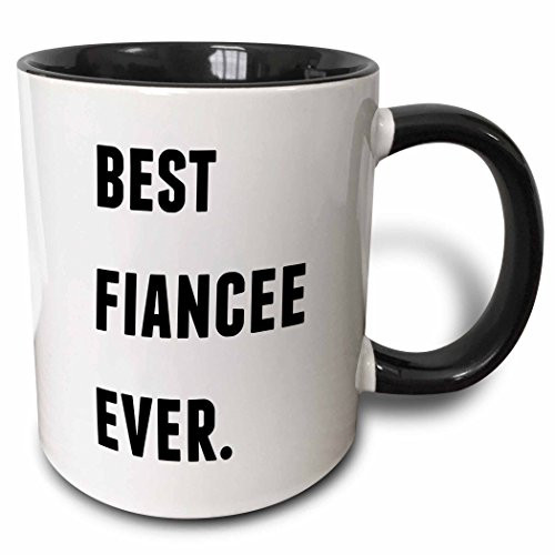 3dRose 213391_4""Best Engineer Ever, Black Letters On A White Background" Ceramic Mug 11 oz