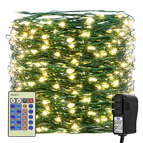 Haynery Christmas Fairy String Lights 99ft 300LED Indoor Outdoor Starry Lights Dimmable with Remote_ Plug in Tree Lights for Christmas Tree Wedding Be Haynery Christmas Fairy String Lights 99ft 300LED Indoor Outdoor Starry Lights Dimmable with Remote_ Plug in Tree Lights for Christmas Tree Wedding Be