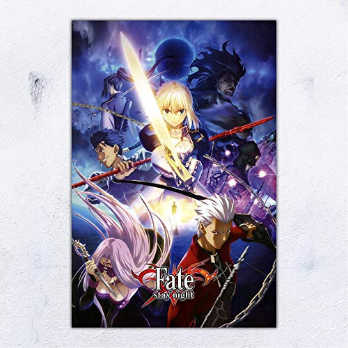 UpdateClassic FateStay Night Anime Poster Wall Decor 24x36 UpdateClassic FateStay Night Anime Poster Wall Decor 24x36