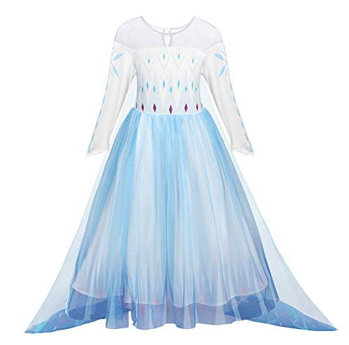 AmzBarley Princess Halloween Outfits Dress Girls Costume Cosplay Fancy Party Dress Up Kids Birthday Theme Party Clothes Holiday Carnival Role Play Lon