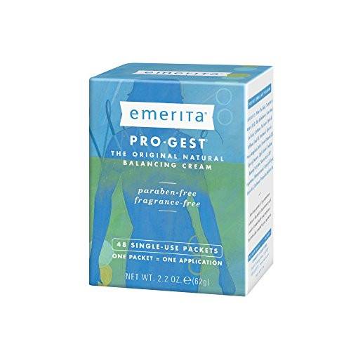 Emerita Pro_Gest Balancing Cream Single_Use Packets  USP Progesterone Cream from Wild Yam for Optimal Balance at Midlife  48 Packets