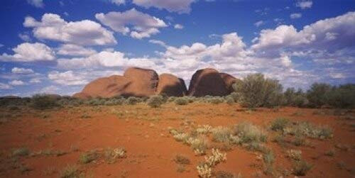 Posterazzi Rock formations on a landscape Olgas Northern Territory Australia Poster Print_  24 x 12