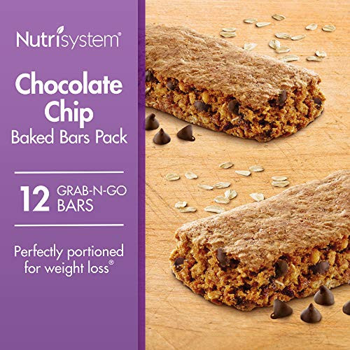 Nutrisystem® Chocolate Chip Baked Bars Pack_ 12 Count Bars