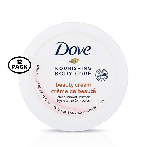 Pack of 12  Dove Cream Lotion For Daily Nourishing care 2_53 fl ounce_  75ml _ Pink