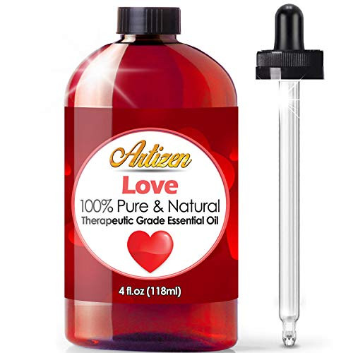 4ounce _ Artizen Love Blend Essential Oil  100 percent  Pure  and  Natural _ UNDILUTED  Therapeutic Grade _ Huge 4 Ounce Bottle _ Perfect for Aromatherapy 4ounce _ Artizen Love Blend Essential Oil  100 percent  Pure  and  Natural _ UNDILUTED  Therapeutic Grade _ Huge 4 Ounce Bottle _ Perfect for Aromatherapy