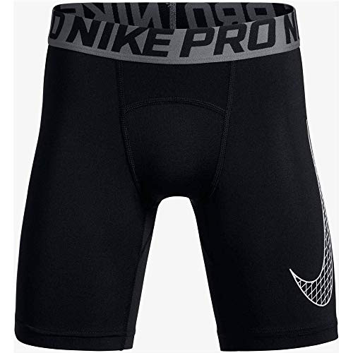 Nike Pro Older Kids  Boys  Shorts  BlackCool GreyWhite_ XS