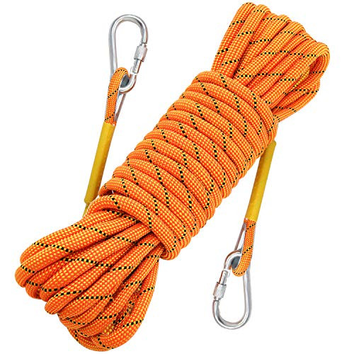 POWER GUIDANCE Outdoor Climbing Rope?10 mm Rock Climbing Rope?Ice Climbing Safety Rappelling Rope