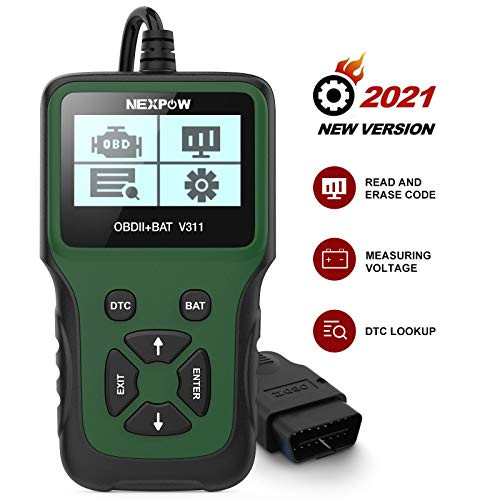 NEXPOW Car OBD2 Scanner_ V311 Automotive Engine Fault Code Reader_ Car Diagnostic Scan Tool with Battery Test Tool for All OBD II Protocol Cars Since