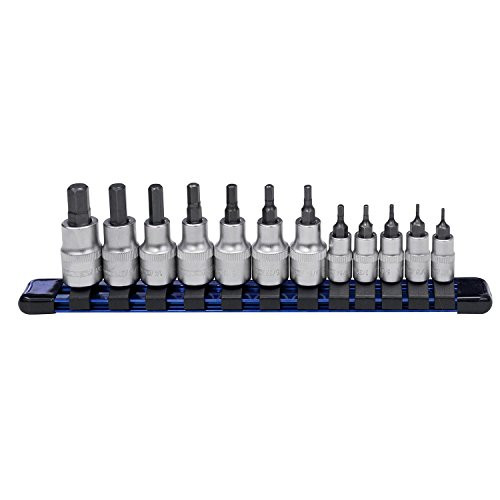 OEMTOOLS 22984 SAE Hex Bit Socket Set, 11-Piece OEMTOOLS 22984 SAE Hex Bit Socket Set, 11-Piece